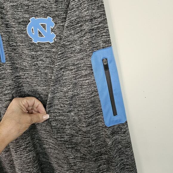 North Carolina Tar Heels UNC Colosseum Men’s L 1/4 Zip Pullover Long Sleeves - Picture 5 of 9